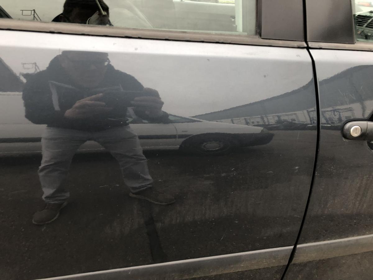 VW Polo 9N3 T&uuml;r hinten rechts Fondt&uuml;r im Rohbau LC7V grau auch 9N1