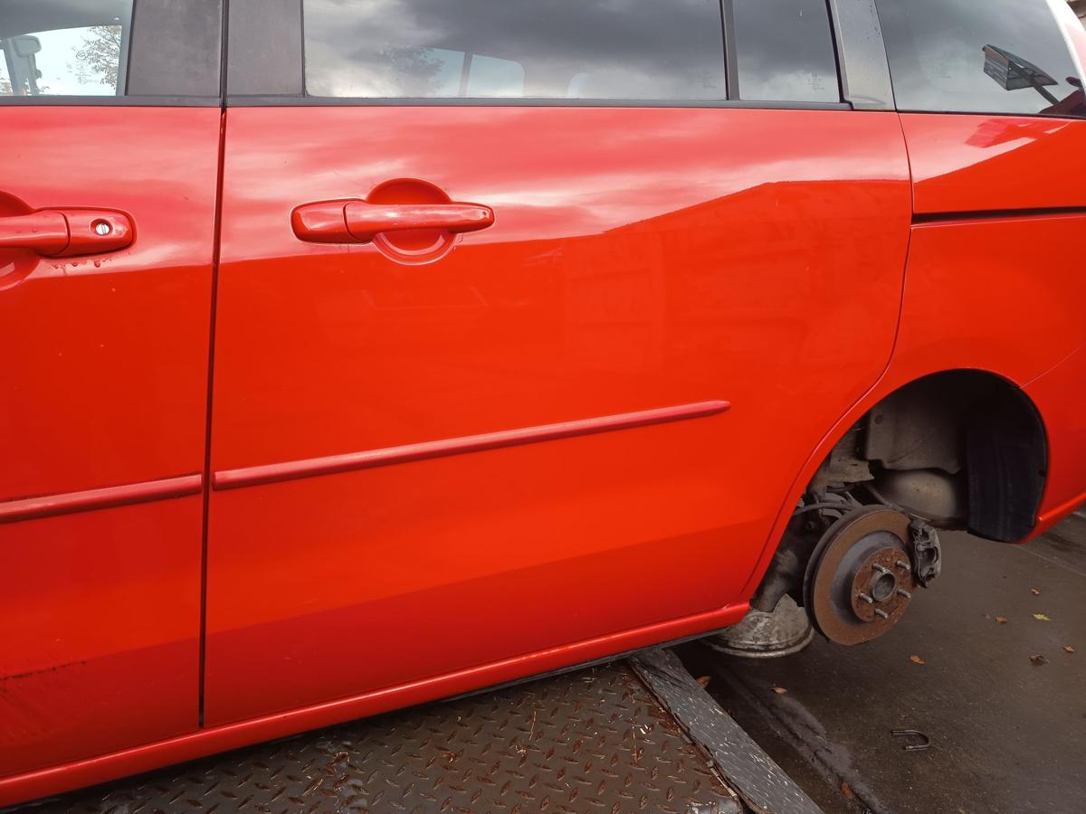 Mazda 5 CR orig Tür hinten links Schiebetür rot Bj 2009