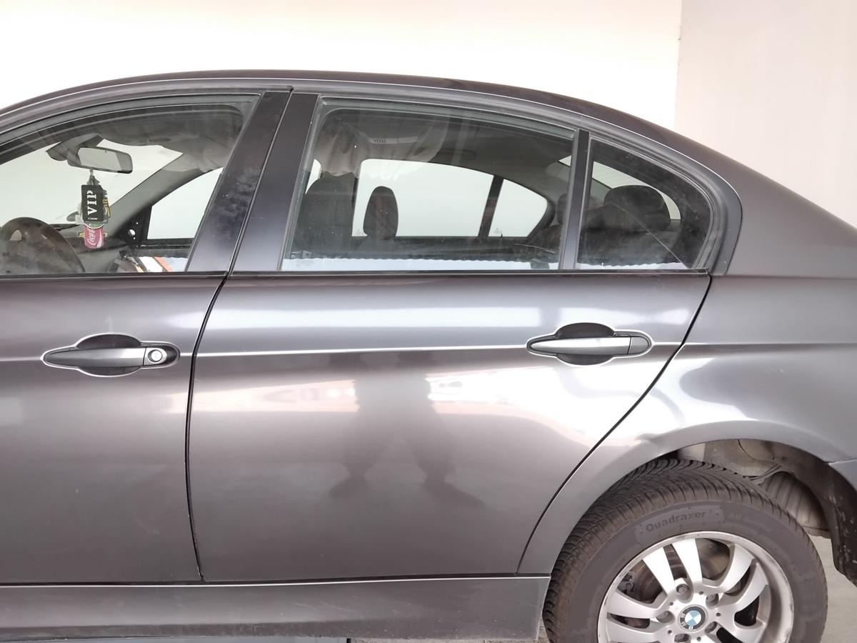 BMW 3er E90 original Tür hinten links A22/7 sparkling graphite Limousine BJ2006