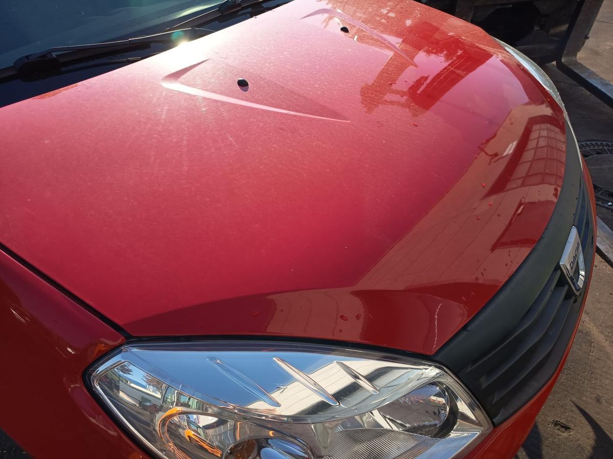 Dacia Sandero 1 BS orig Motorhaube Klappe/Deckel vorn/Front 21D Red Passion Bj09