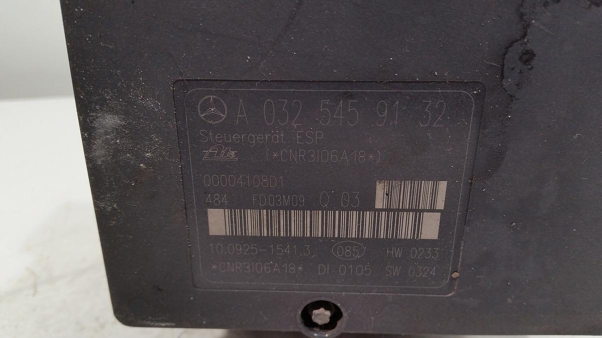 Mercedes Benz C KL C200 CL 203 orig ABS ESP Hydroaggregat Bj 2003