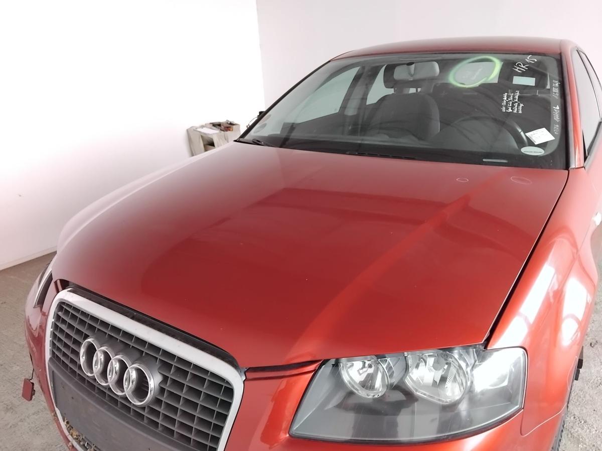 Audi A3 8P orig Motorhaube Deckel vorn granatrotmetallic LZ3F Singleframe BJ2007