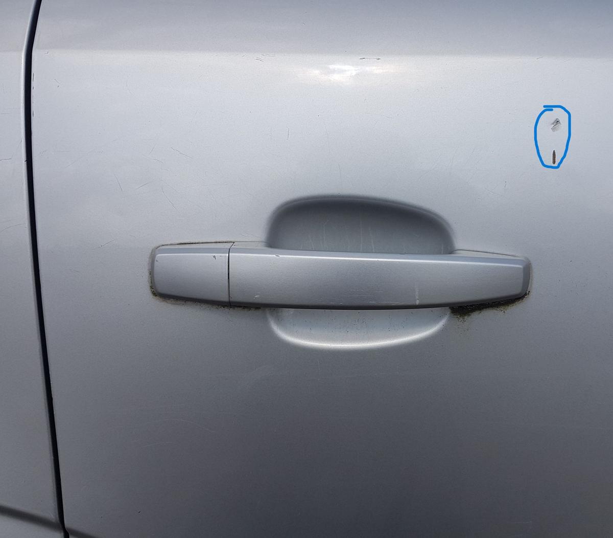 Opel Zafira B T&uuml;r hinten rechts in 2AU Starsilber III Bj2006