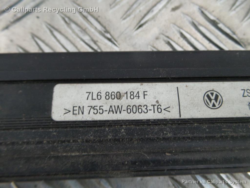 VW Touareg 7L Dachleisten 7L6860183F 7L6860184F schwarz Schienen Bj.2009