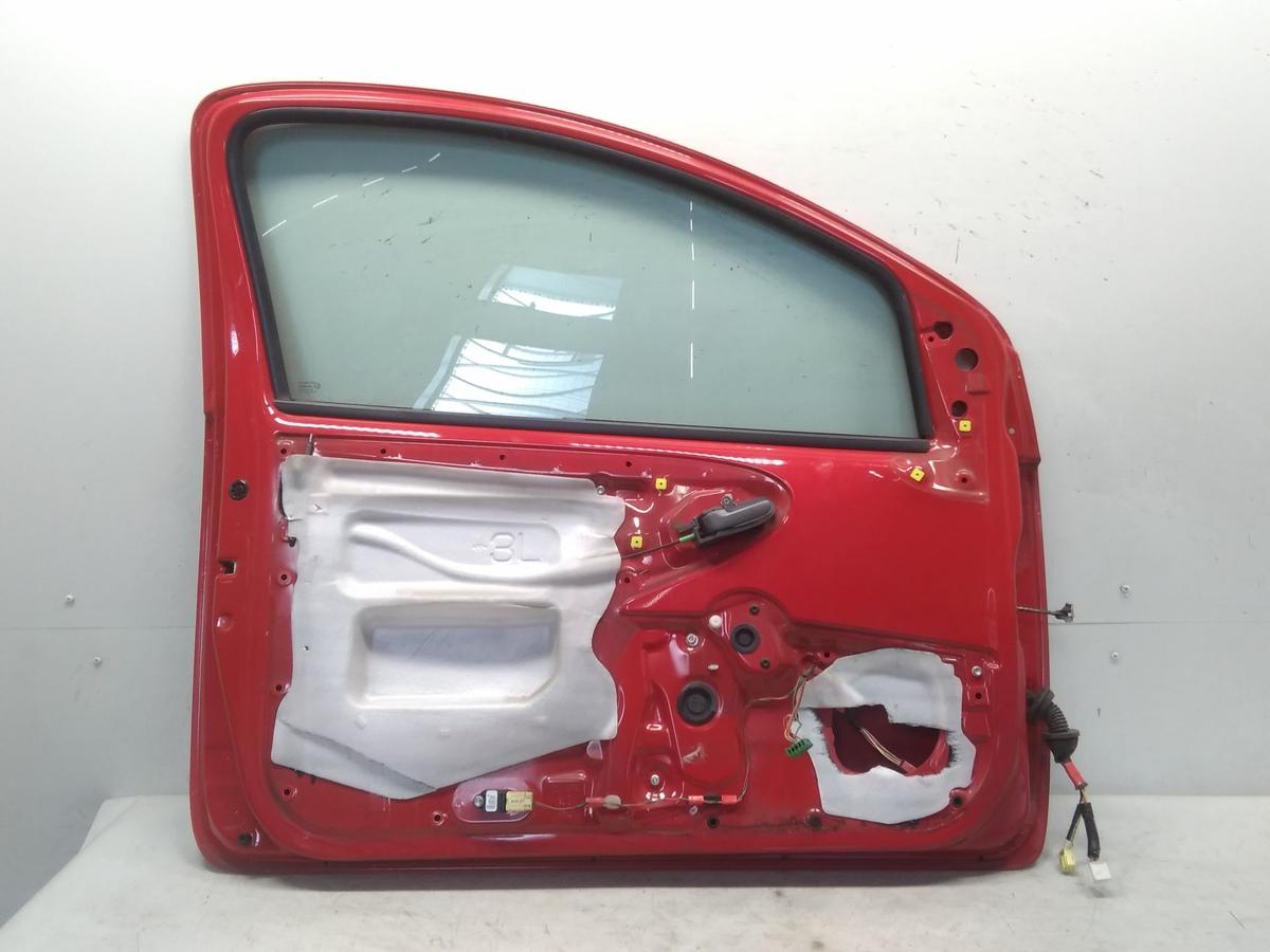 Toyota Aygo Tür vorn links Fahrertür 3-türig rot 3P0 super red Bj.2006