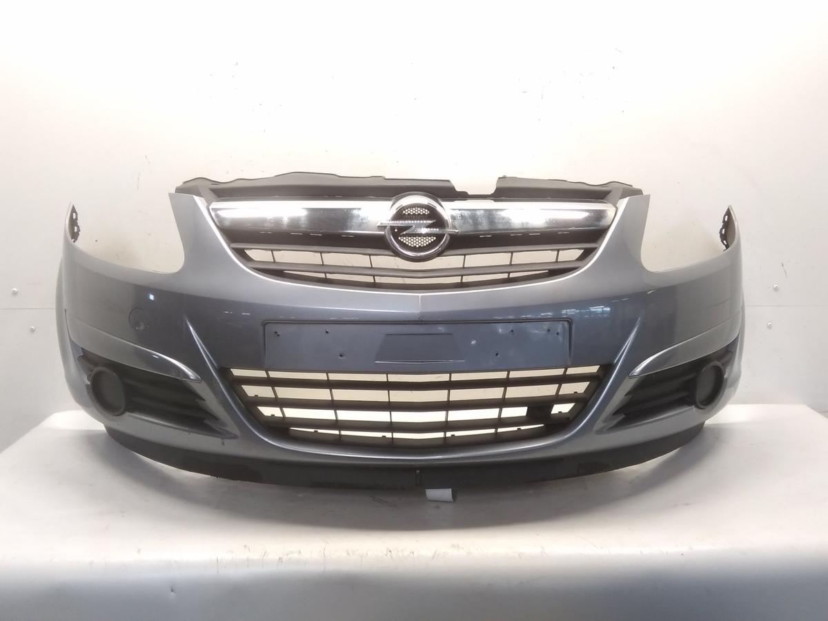 Opel Corsa D original Stoßstange Stoßfänger vorn Z163 lichtsilber Bj.2010