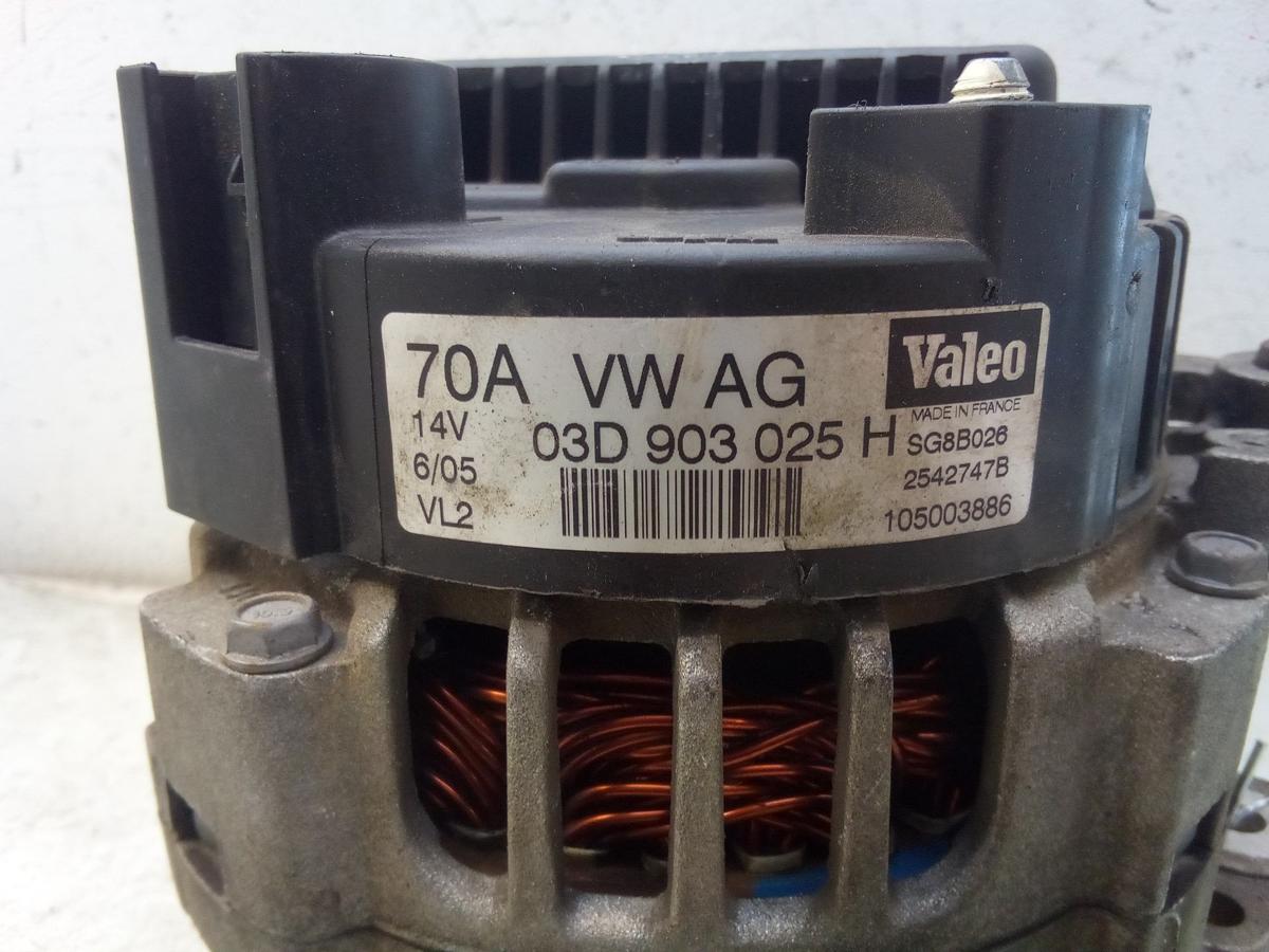 VW Fox 5Z original Lichtmaschine Generator 70A 1.2 40kw BMD Bj.2006