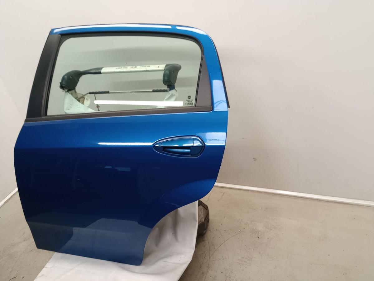 Fiat Punto 199 orig Tür hinten links 494B Jazz Blau 5trg Facelift Bj 2012