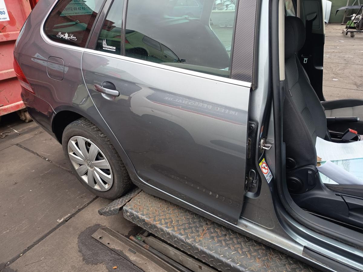VW Golf VI Variant original Tür hinten rechts Fond D7X Platingrau Bj 2010