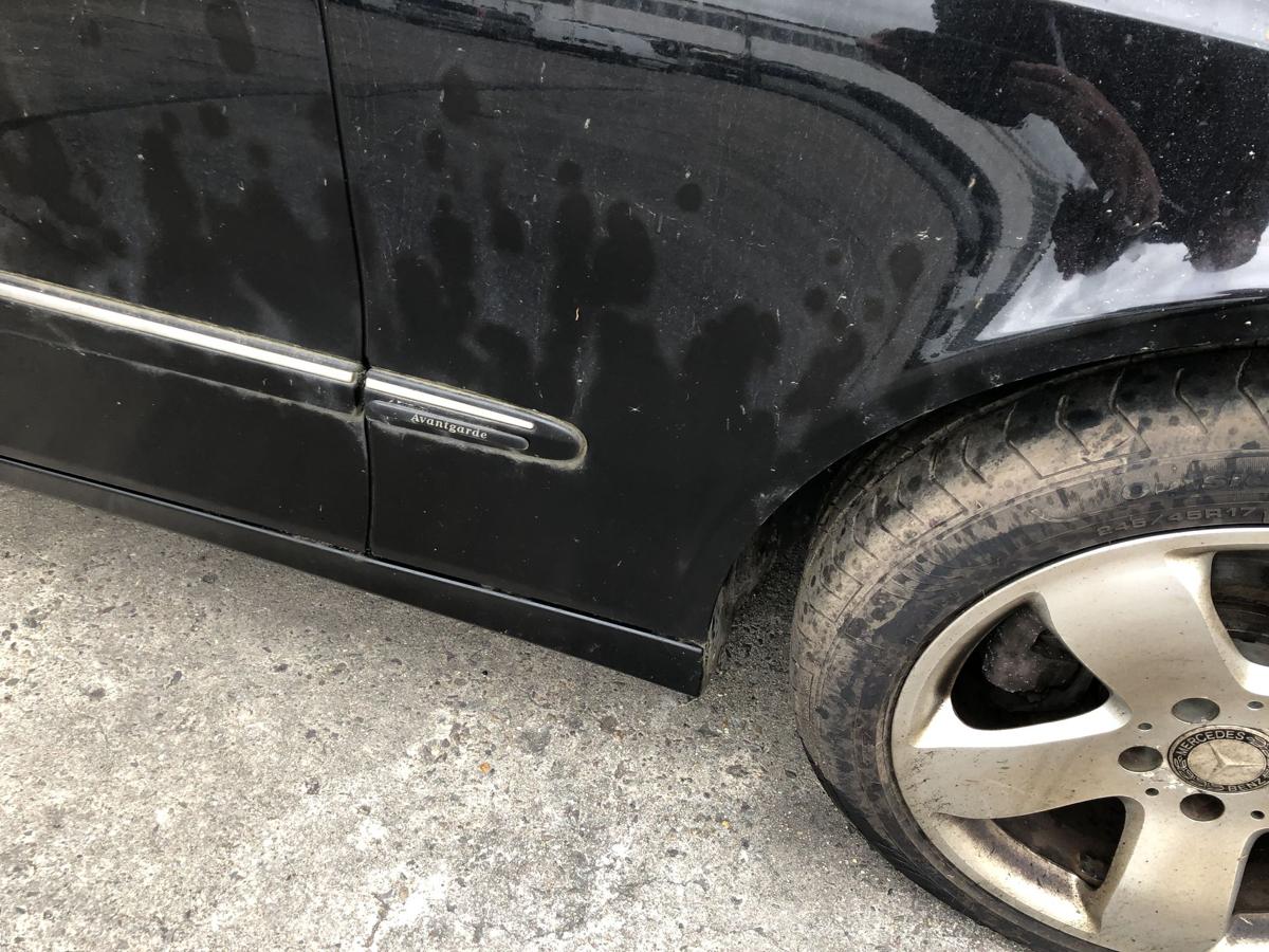 Mercedes E Klasse W211 auch Mopf Kotfl&uuml;gel vorn rechts Beifahrer 170 schwarz