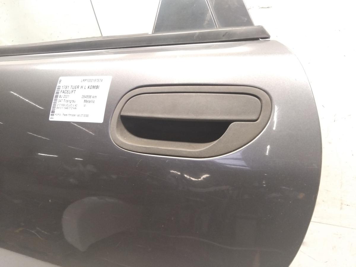Volvo V40 Kombi original T&uuml;r hinten links 347 Titangrau Metallic BJ2001