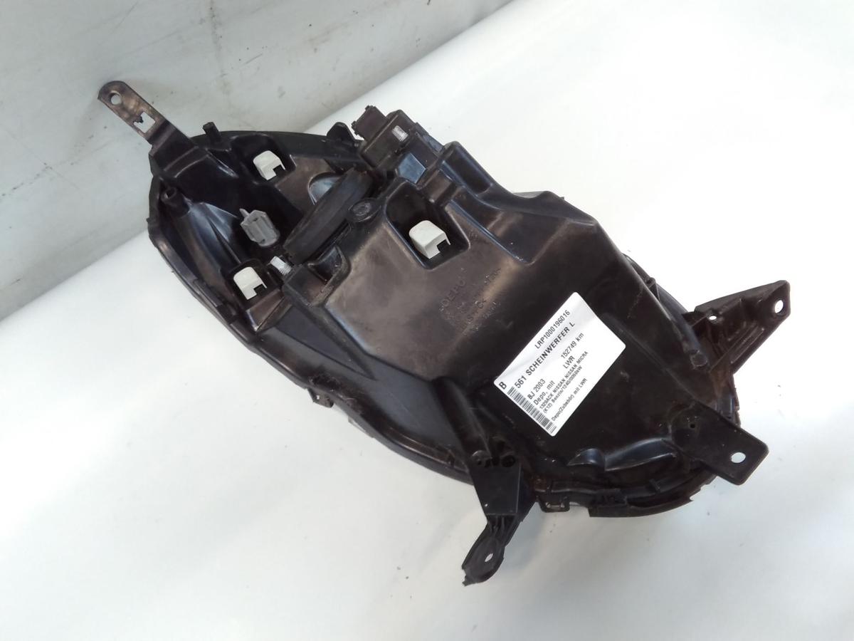 Nissan Micra K12 Scheinwerfer links mit LWR BJ2003 Depo