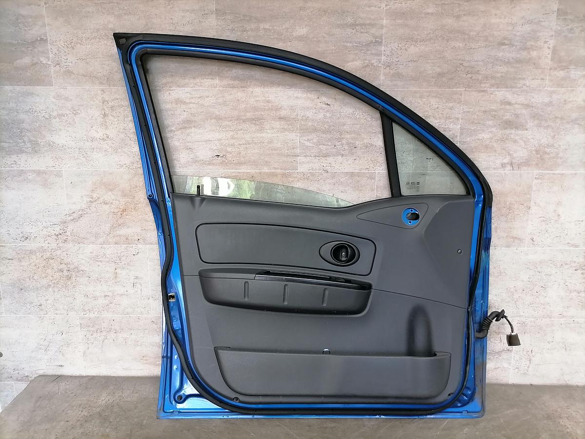 Chevrolet Matiz Tür links vorn Fahrertür Blau BJ05-10