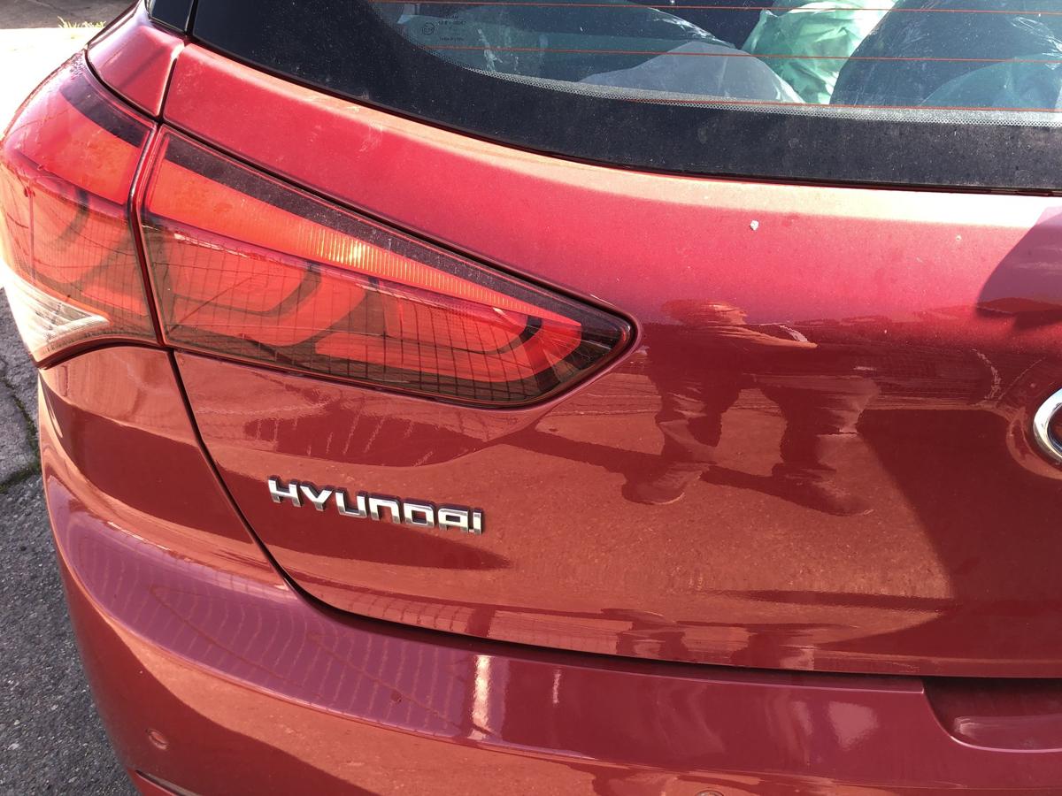 Hyundai i20 GB Heckklappe mit Heckscheibe 5 t&uuml;rig Rohbau Passion Red OR