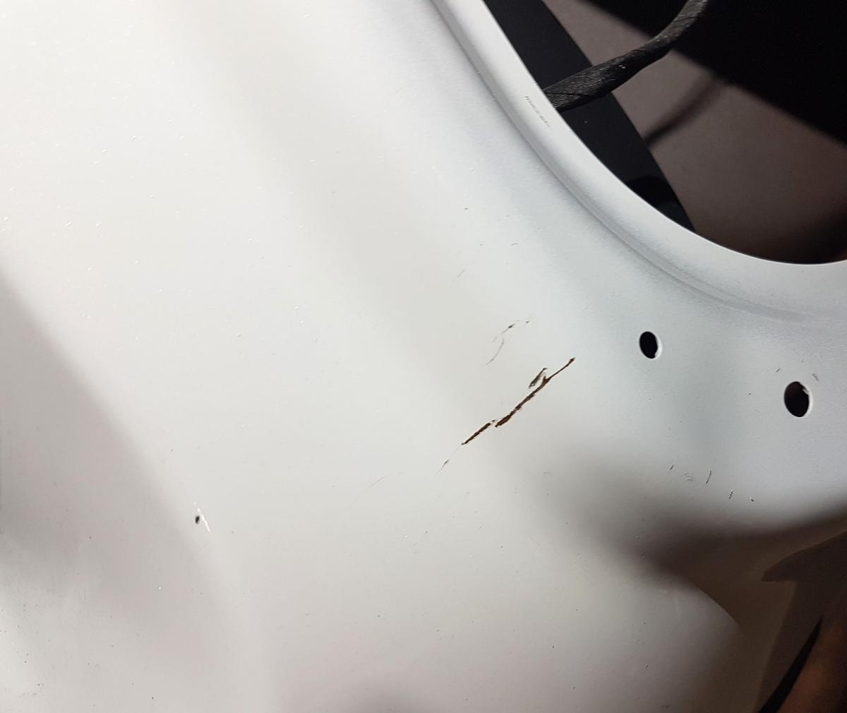 Tesla Model X Heckklappe Heckdeckel in PPSW White Water Pearl Bj22 Modell ab 21