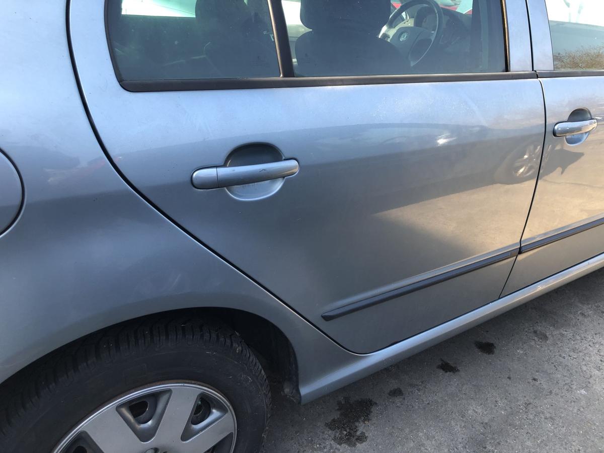 Skoda Fabia 6Y T&uuml;r hinten rechts Fondt&uuml;r im Rohbau 5 t&uuml;rer LF7U Stone Grey Met