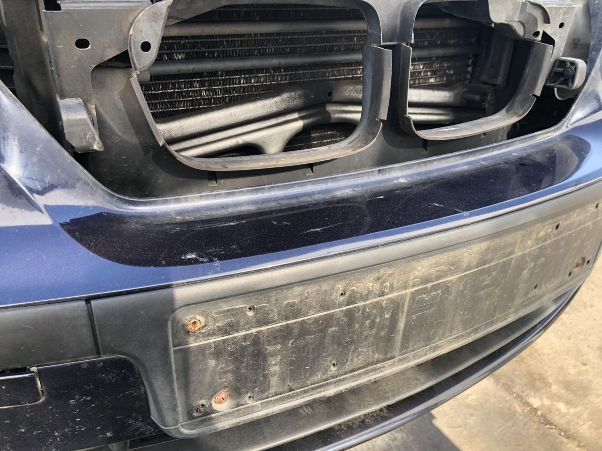 BMW E46 Compact original Stoßstange/Fänger vorn/Front 317 Orientblau Bj 2004