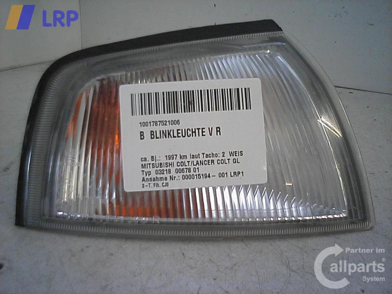 BLINKLEUCHTE V R; Blinker R; COLT/LANCER; CJ0 - CK1 11/95-11/03; MR241678; N.L.