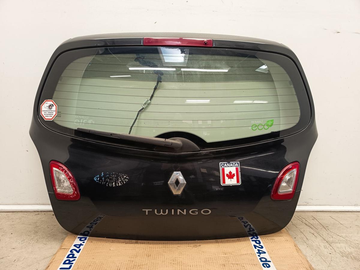 Renault Twingo II original Heckklappe mit Scheibe 676 Perlschwarz Bj 2013