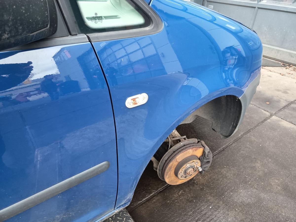 VW Caddy 2K Life vor Facelift Bj 2010 orig Kotflügel vorn rechts LL5M Indienblau VW Caddy 2K Life vor Facelift Bj 2010 orig Kotflügel vorn rechts LL5M Indienblau
