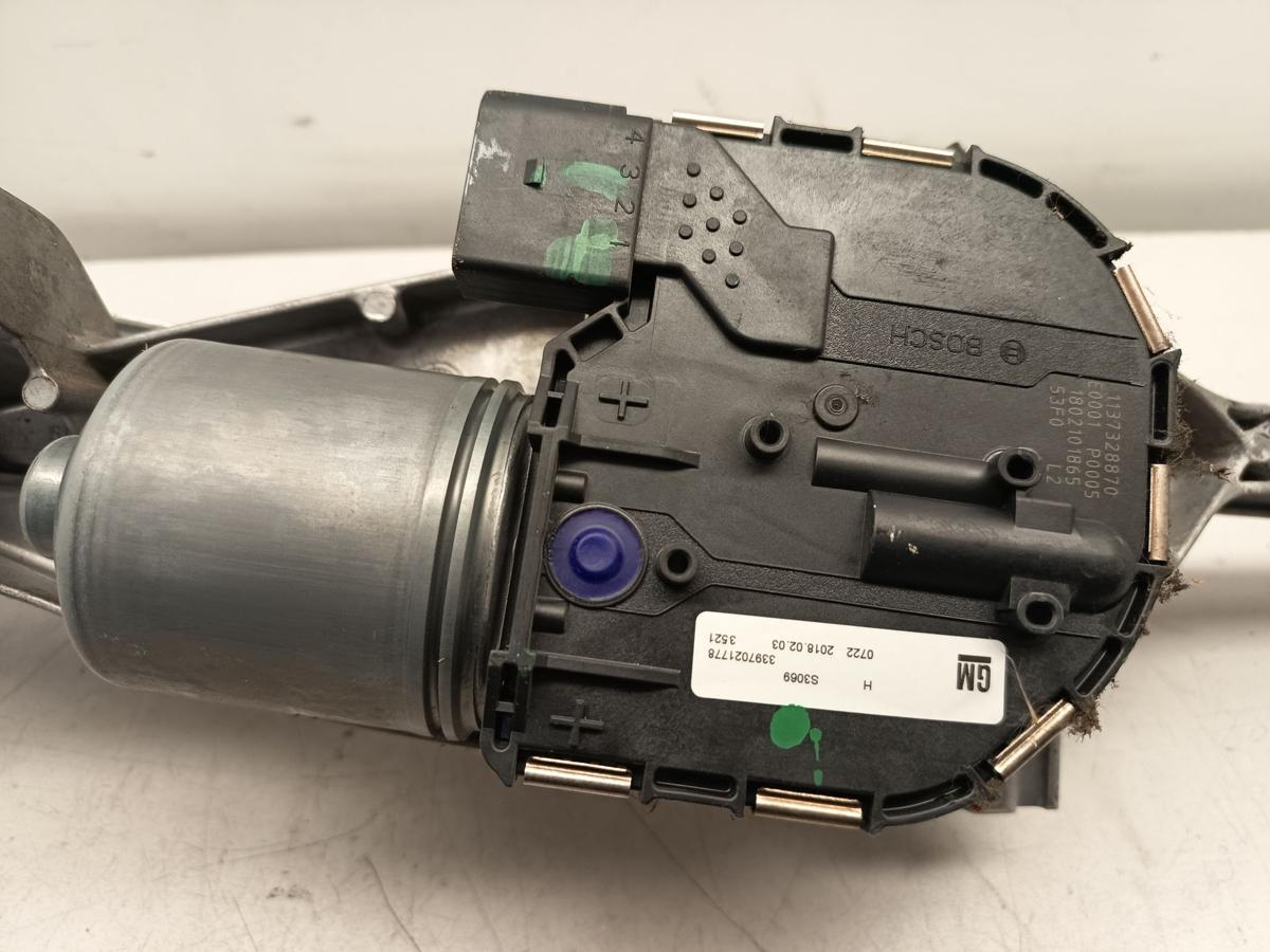 Opel Astra K original Wischermotor vorne mit Gest&auml;nge 3397021778 Bj 2018
