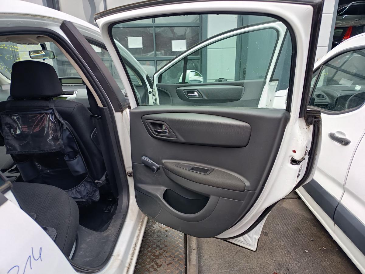 Citroen C4 original Tür hinten rechts Fond 5trg EWP Schneeweiß Bj 2008