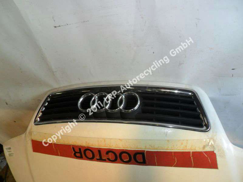 Audi Allroad C5 4BH Motorhaube weiß foliert mit Kühlergrill BJ2000