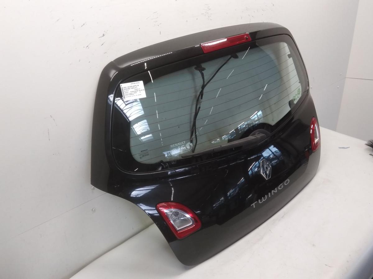 Renault Twingo 2 Heckklappe schwarzmetallic NV676 Facelift mit Scheibe BJ2012