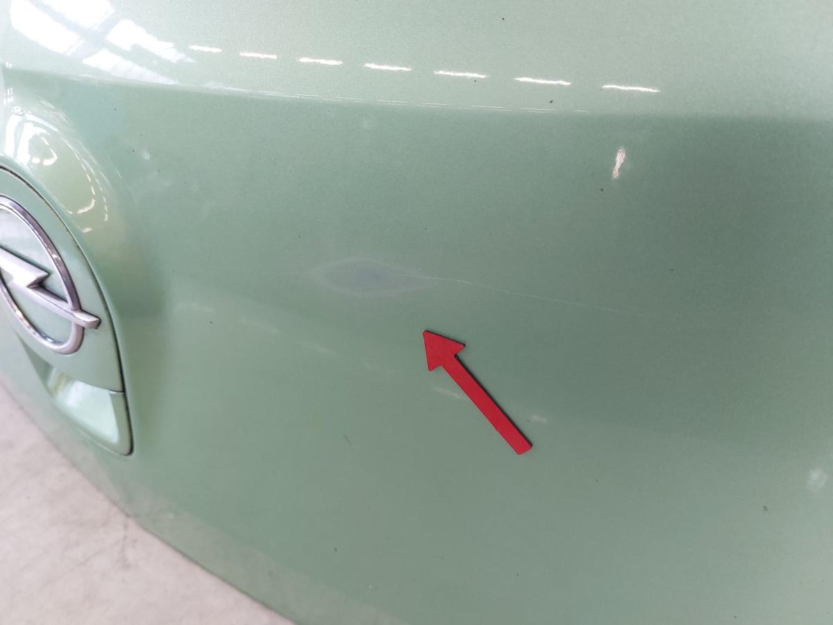 Opel Agila B Typ FXB Heckklappe Heckscheibe Kofferklappe Heckdeckel hellgr&uuml;n