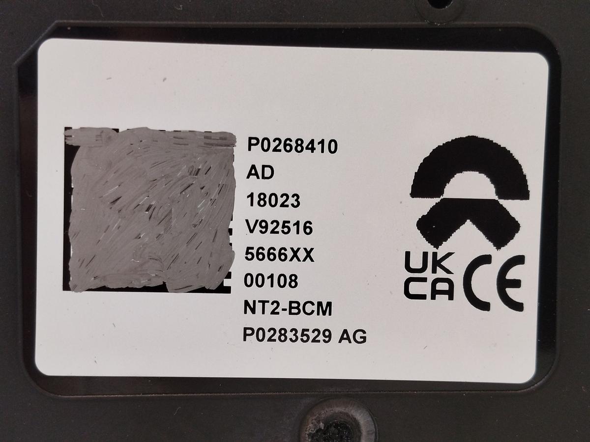 NIO EL6 Elektro SUV BCM Steuerger&auml;t Steuerteil Body Control Modul