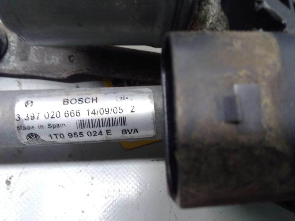 VW Touran 1T original Wischermotor mit Wischergestänge vorn rechts BJ2004