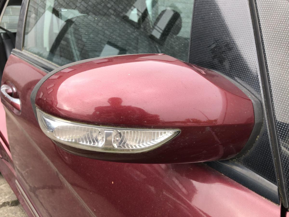 Mercedes B Klasse W245 Au&szlig;enspiegel rechts Spiegel elektrisch 597 Saturnrot