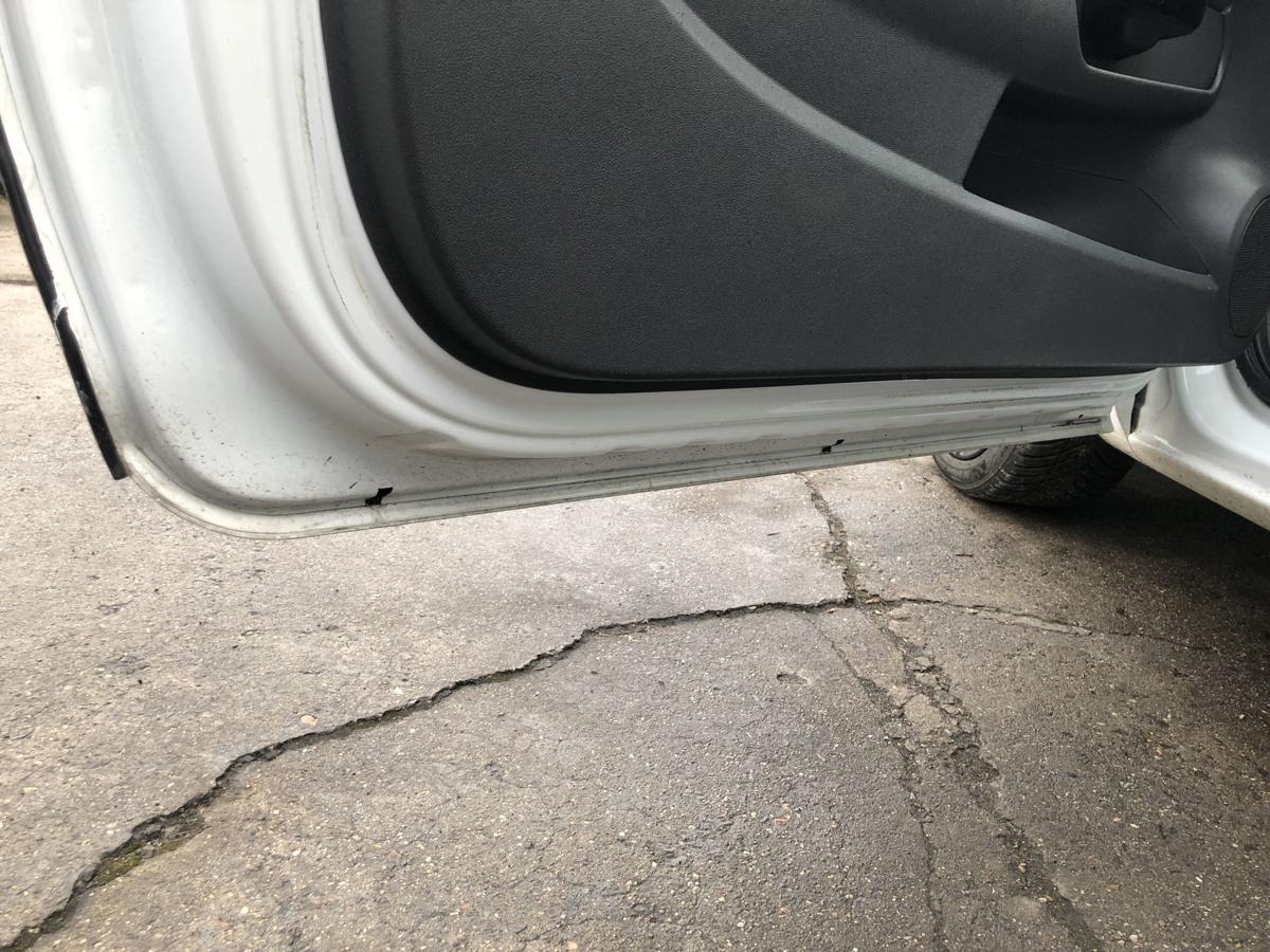 Opel Corsa D 06-14 Tür vorn links 3türer Fahrertür GFO Casablancaweiss Rohbau