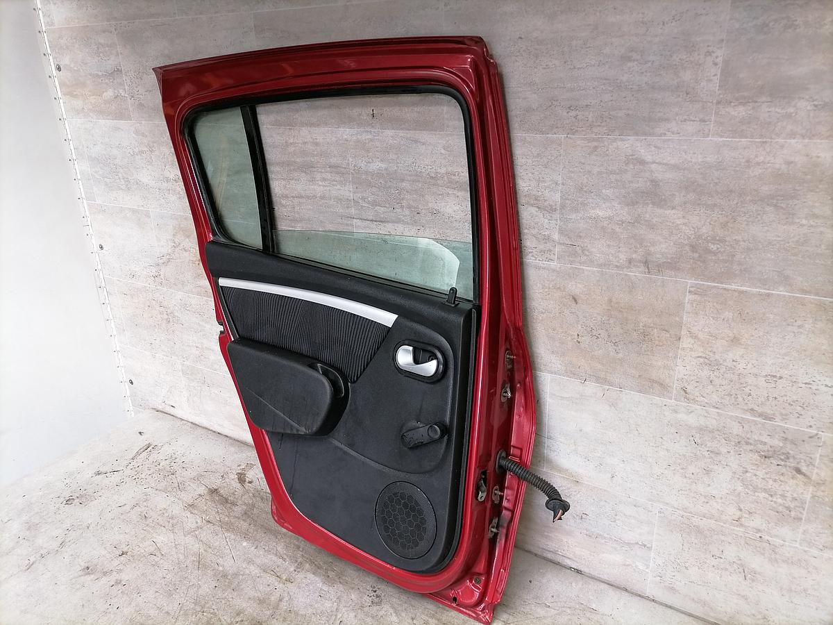 Dacia Sandero BJ08 Tür hinten links TEB76-Rouge de Feu Perleffekt