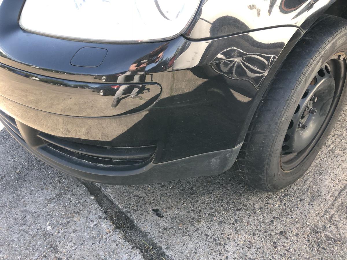 VW Touran 1T 1T1 Sto&szlig;f&auml;nger vorn Frontsch&uuml;rze f&uuml;r SRA LC9Z Black Magic Perl