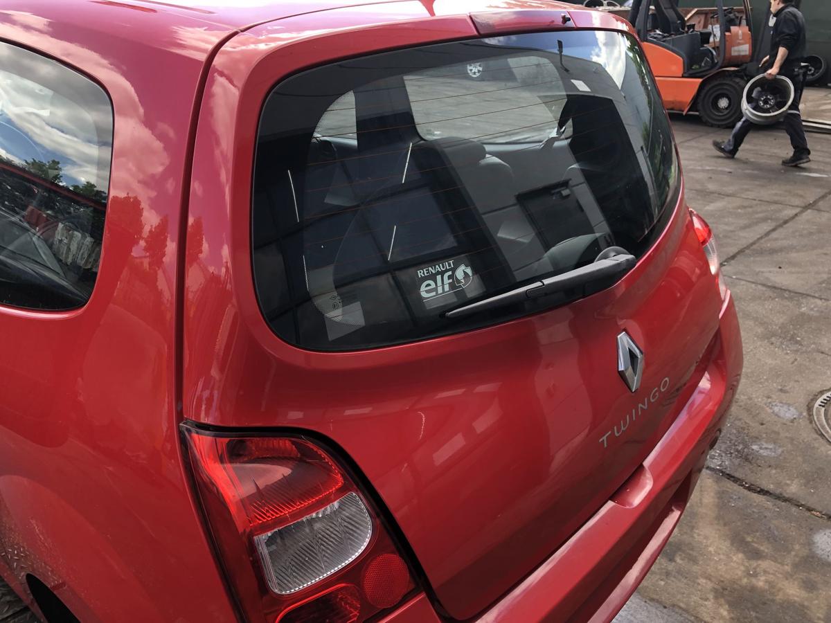 Renault Twingo II original Heckklappe mit Scheibe OV727 Spanischrot Bj2010