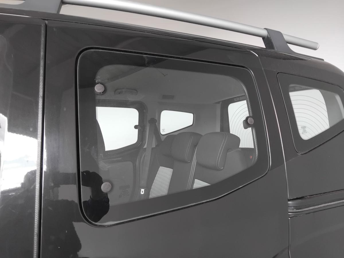 Fiat Qubo 225 Fiorino 3 Schiebet&uuml;r links 632 Nero mit Ausstellscheibe BJ2010
