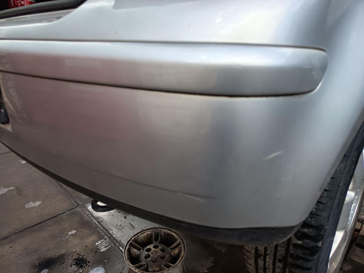 VW Polo 9N1 original Sto&szlig;stange F&auml;nger hinten Heck A7W Reflexsilber Bj 2003