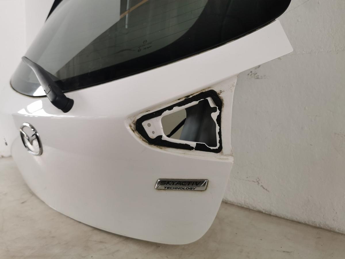 Mazda 2 Typ DJ Heckklappe mit Heckscheibe im Rohbau weiss Kofferklappe Deckel