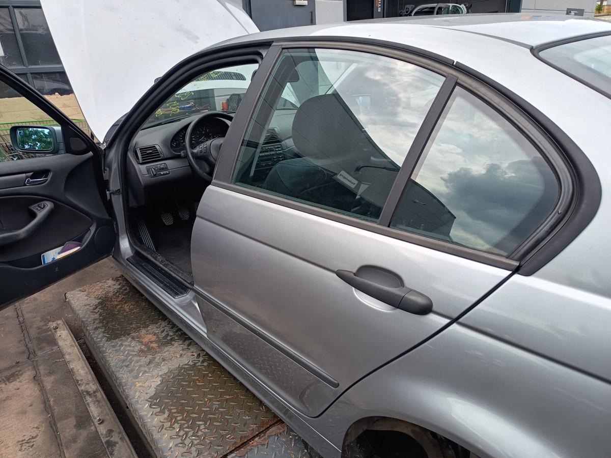 BMW 3er E46 original Tür hinten links Fond A80 Silbergrau Bj 2004