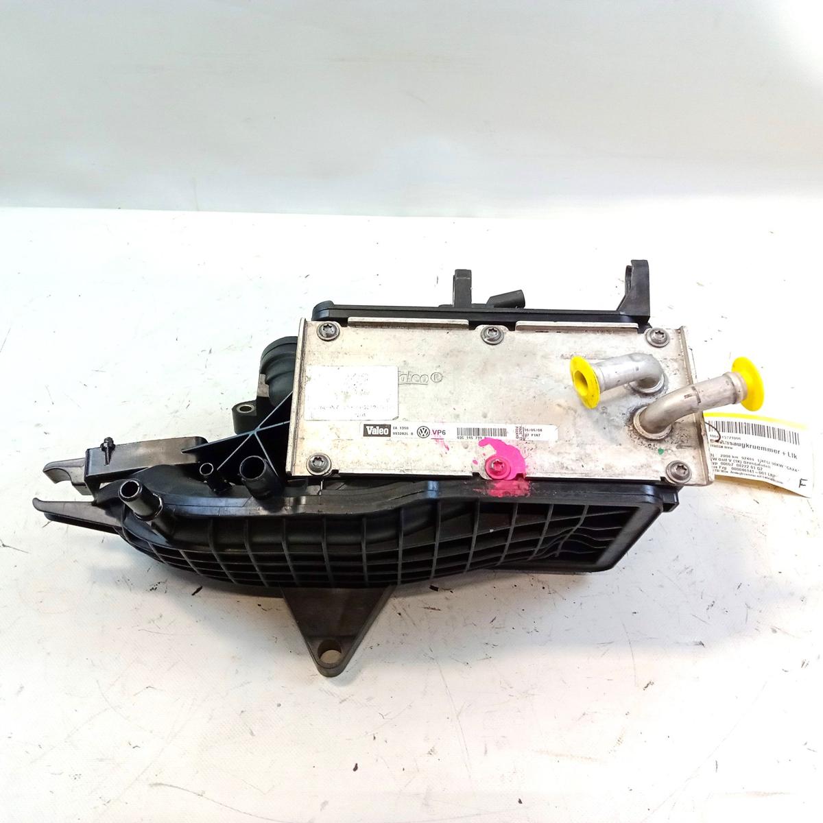 VW Golf 5 Ansaugkr&uuml;mmer mit Ladeluftk&uuml;hler 03C129711AD 03C145749B BJ2008