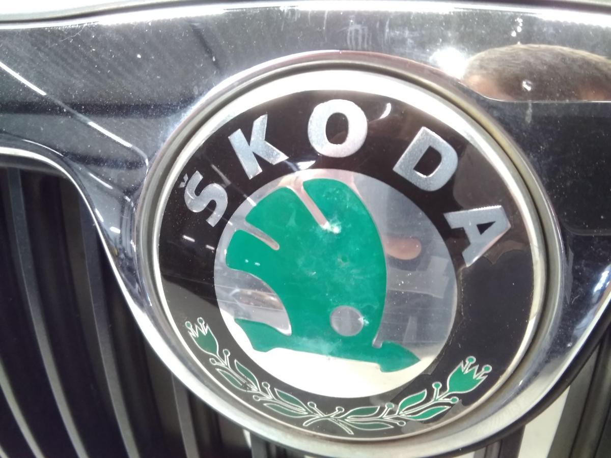 Skoda Fabia 1 6Y original K&uuml;hlergrill diamantsilber mit Emblem Bj.2001