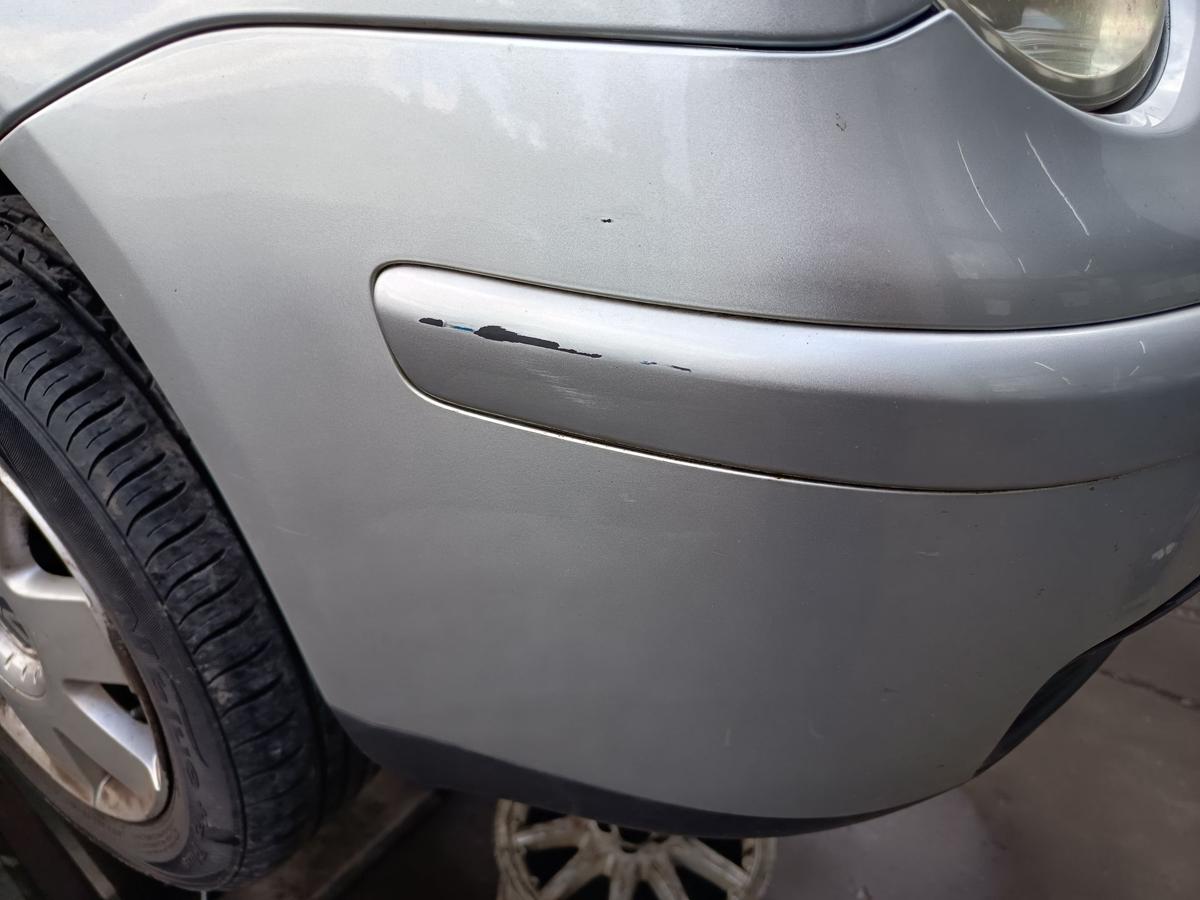 VW Polo 9N1 original Sto&szlig;stange F&auml;nger vorn Front A7W Reflexsilber Bj 2003