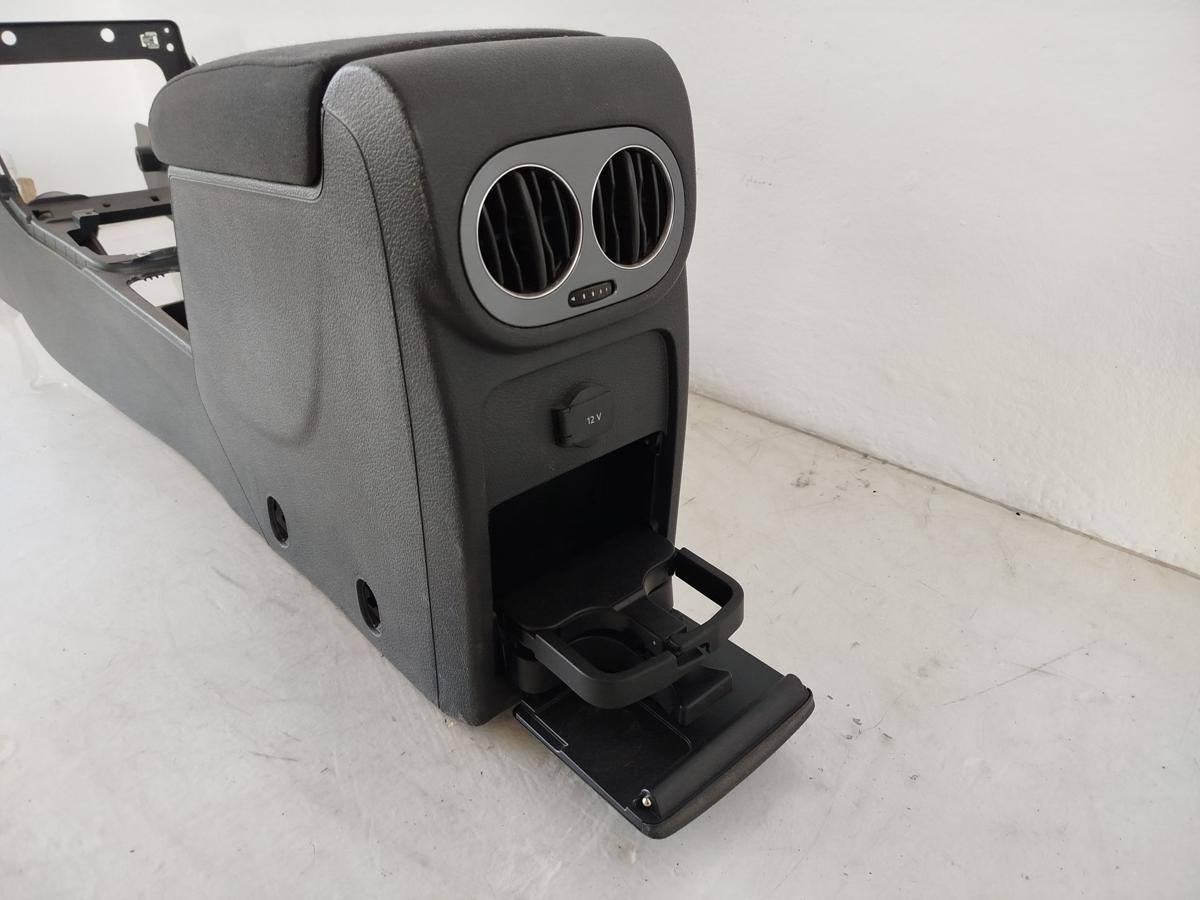 VW Tiguan 5N ab 2011 Mittelkonsolenverkleidung mit Armlehne Stoff Mittelarmlehne