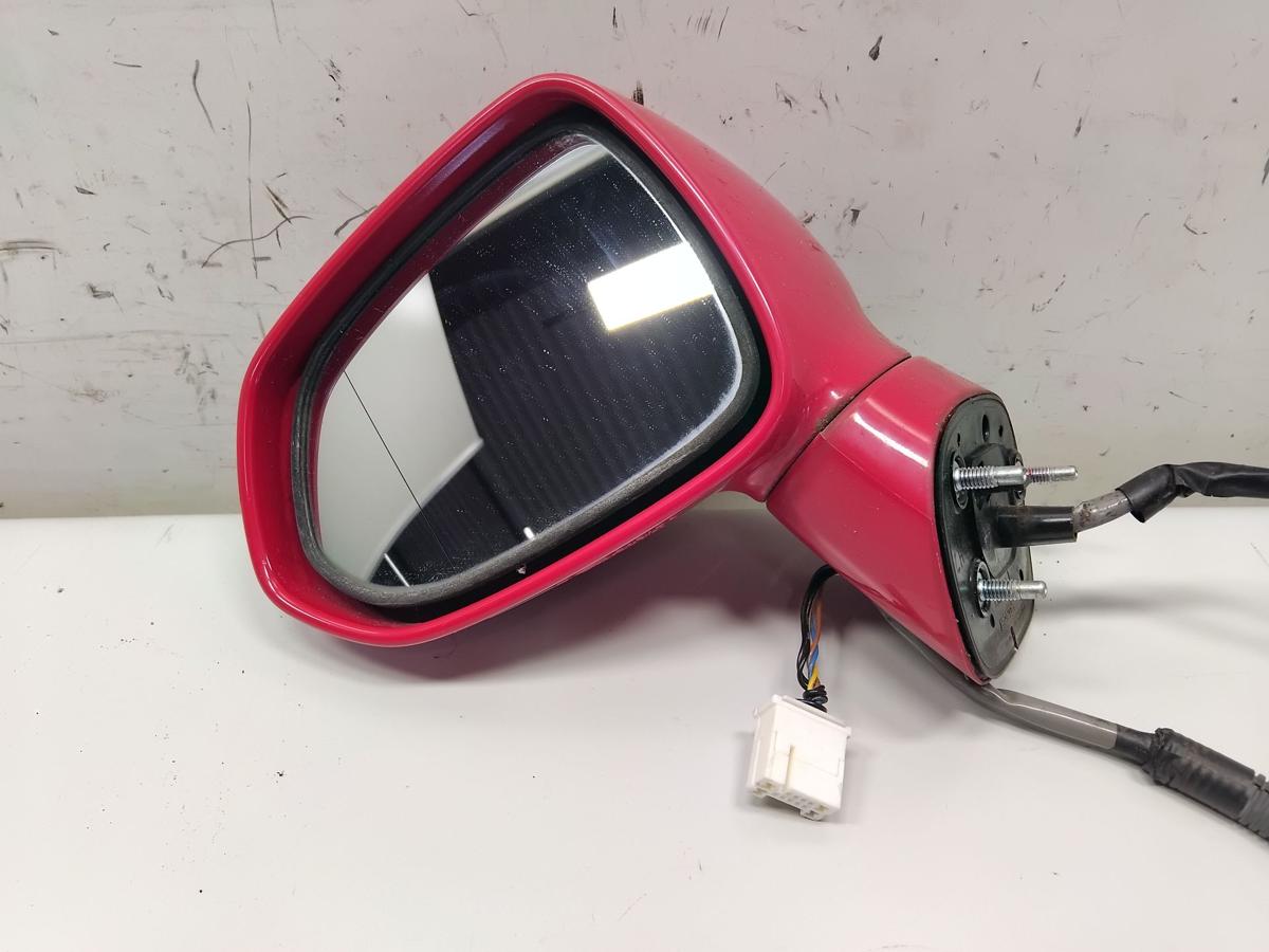 Honda Jazz GE2 orig Au&szlig;enspiegel links R81 Milano Red elektrisch beheizt BJ2006