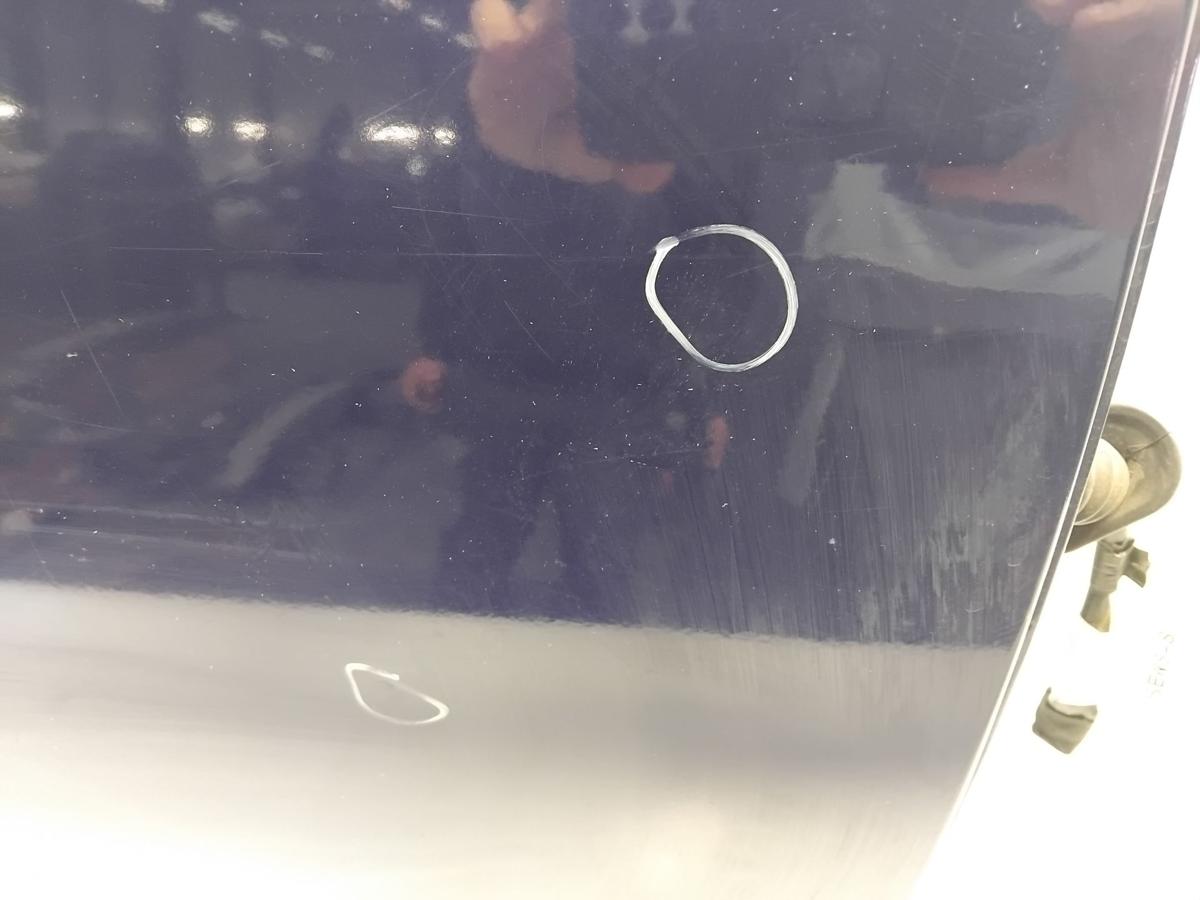 Nissan Micra K12 original T&uuml;r hinten rechts BW6 Dark Blue Metallic BJ2003