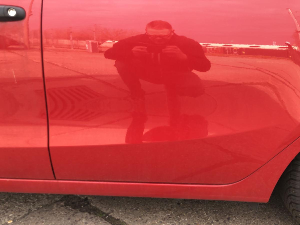 Hyundai i30 FD T&uuml;r hinten links Fondt&uuml;r 5 t&uuml;rer Roh JA Shine Red Produktion CZ