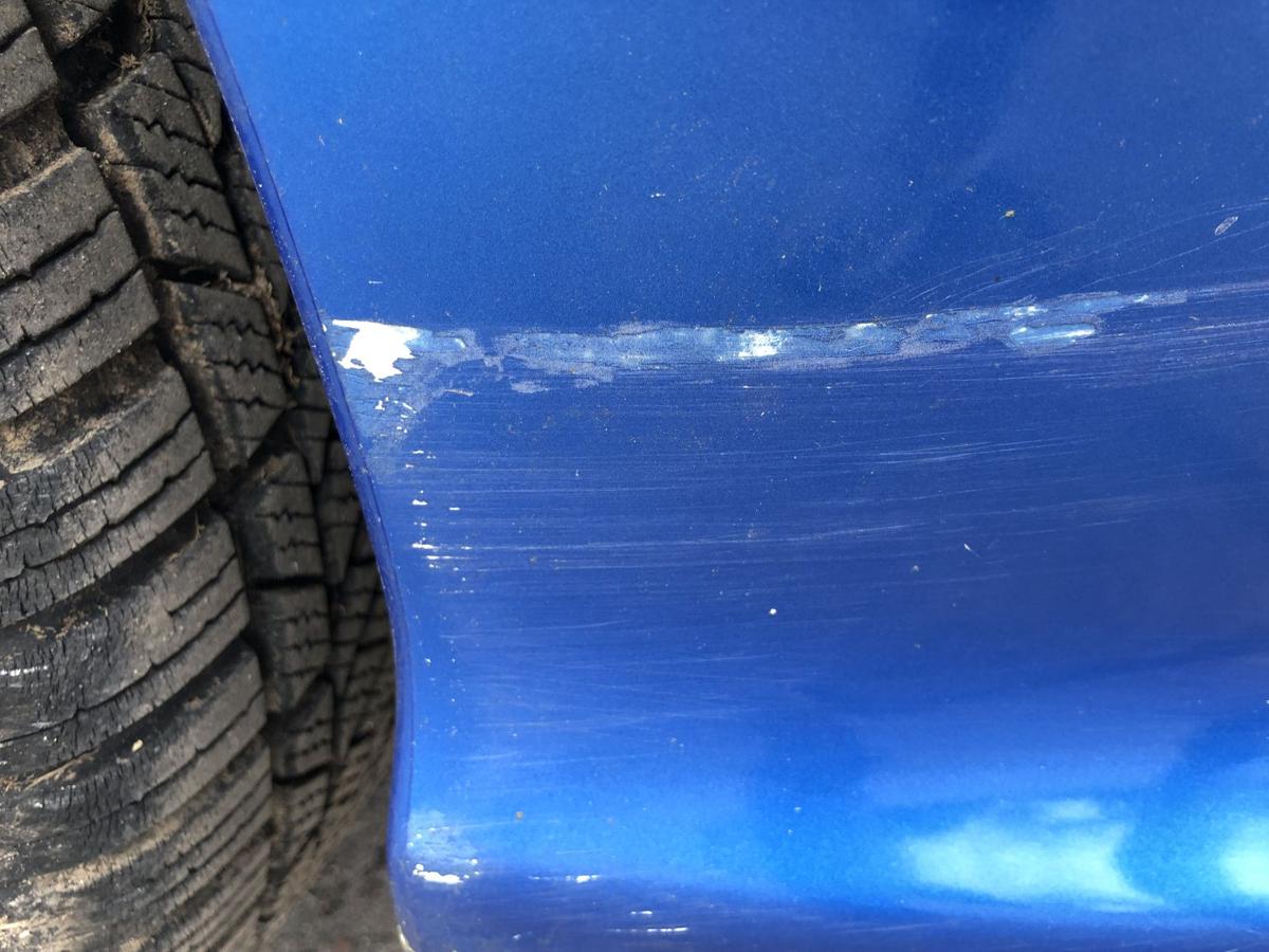 Peugeot 206CC Typ 2D Sto&szlig;f&auml;nger vorn Frontsch&uuml;rze NSW SRA KMF Poseidon Blau Met