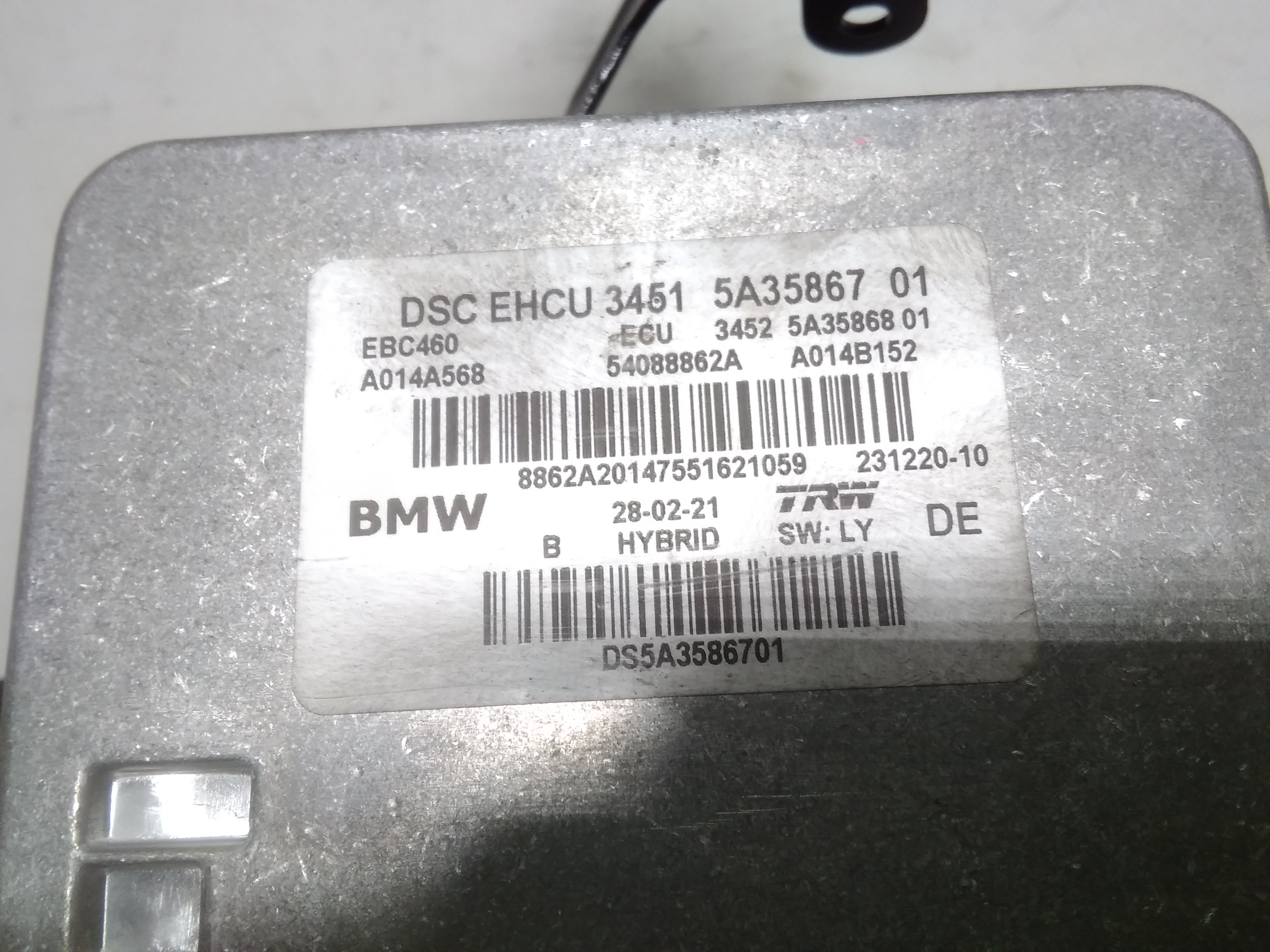 BMW X3 G01 Bj.2021 original ABS-/DSC-Block 34515A35867 54088862A 34525A35868