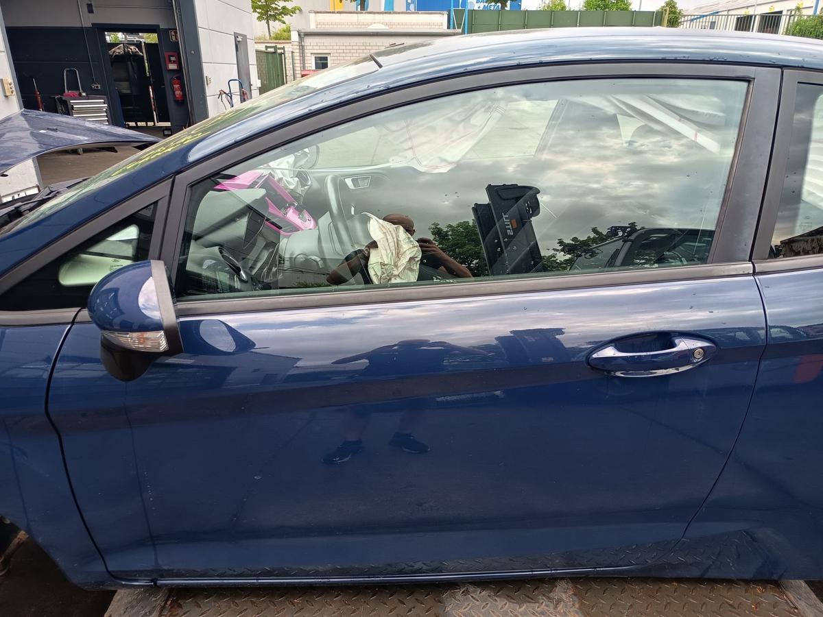 Ford Fiesta Mk7 original T&uuml;r links Fahrer Blazer blau Rohbau Bj 2013